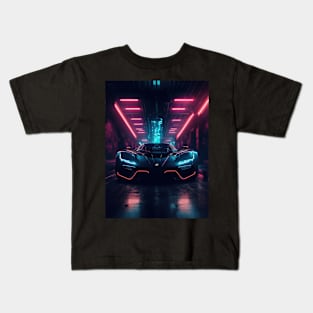 Underground Velocity Sports Car Kids T-Shirt